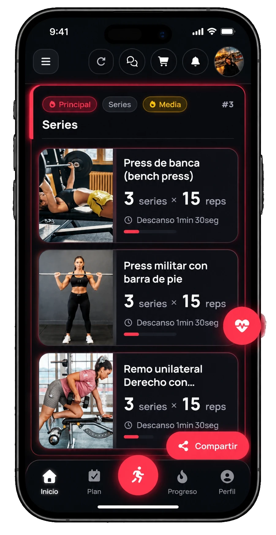 Una rutina de fuerza en IgnitRun